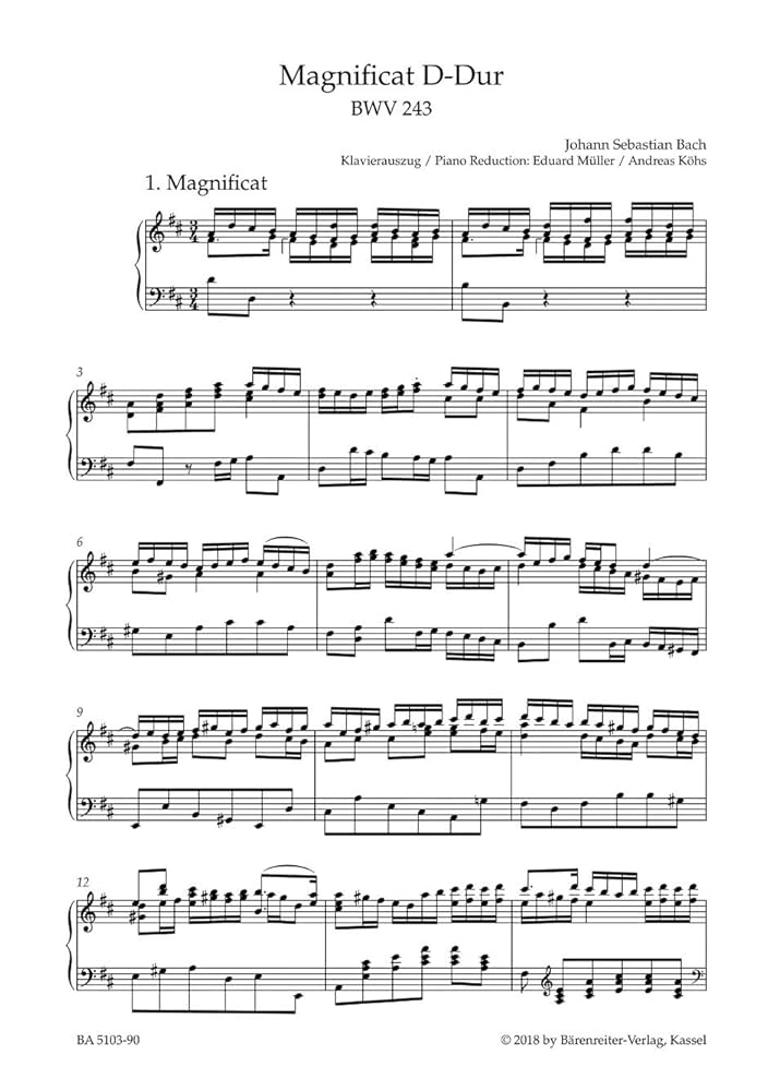 アート・デザイン・音楽 Bach Magnificat BWV243 Bach: Magnificat, BWV 243 & Cantates, BWV 58 & 78